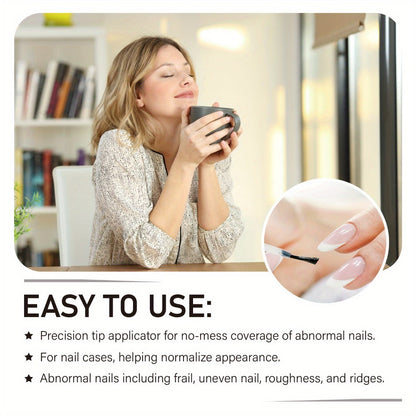 Nail Strengthener Liquid, Anti-Yellowing Formula, Softens & Moisturizes Nails & Cuticles, Restores Smooth
