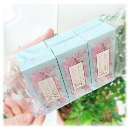Flower Shaped pH Lip Balm Set 6pcs Individually Wrapped – Color Changing Transparent to Pink Tint, 6 Flavors Deep Moisturizing