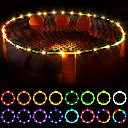 Solar Powered LED Trampoline Lights Colorful Rope Lights for 8-16 Ft Trampolines 8 Dynamic Modes IP65 Waterproof Outdoor Backyard Decoration