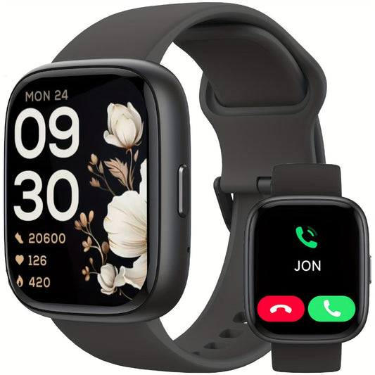 Smartwatch Alexa Built-in 1.83" HD – Wireless Calling, 100+ Sport Modes, Heart Rate, SpO2 and Sleep Readouts, Optional Woven