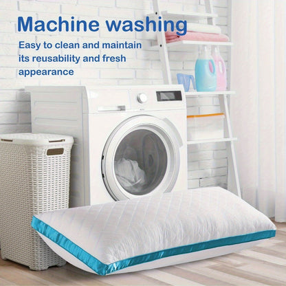 Memory Foam Body Pillow for Side Sleepers 51 Inch, Cooling Long Pillow with Breathable Polyester Cover, Firm Support Full Body Pillow