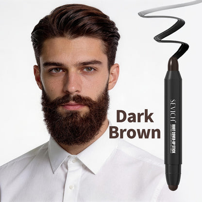 Gray Hair Root Touch Up Pen for Men, Instant Coverage Beard & Hairline Dye Stick, No-Mix Precision Applicator