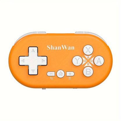Mini Bluetooth Keychain Gaming Controller in Four Colors with 180mAh Battery and Pocket-Size Oval Body