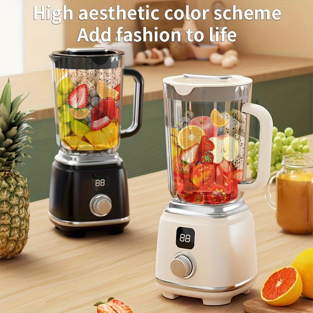 USB Rechargeable Portable Juicer Blender with Digital Display for Smoothies & Shakes, Home Office Travel
