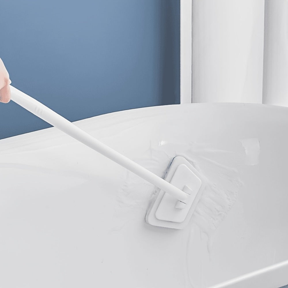 Long-Handle Sponge Cleaning Brush Set with 6, 10 or 15 Replaceable Pads and 23.22-Inch Handle