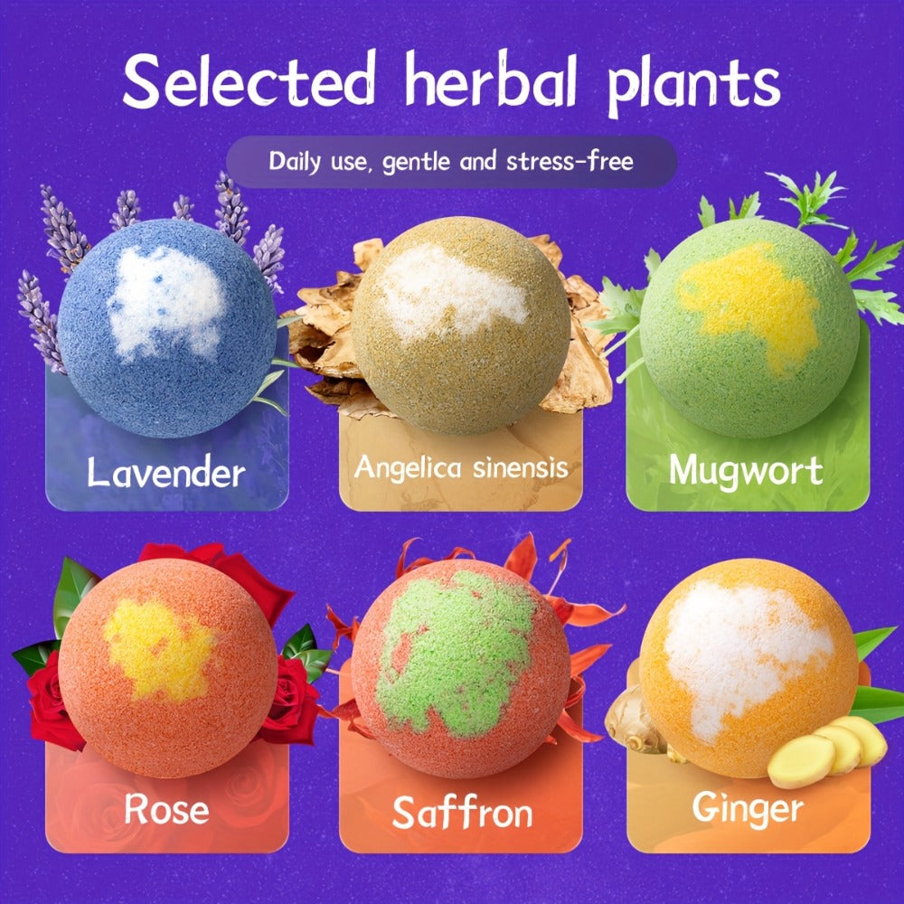 Bath Bombs, 24-Piece Essential Oil Gift Set with 20g Round Fizzers, Assorted Colors and Fragrance Styles