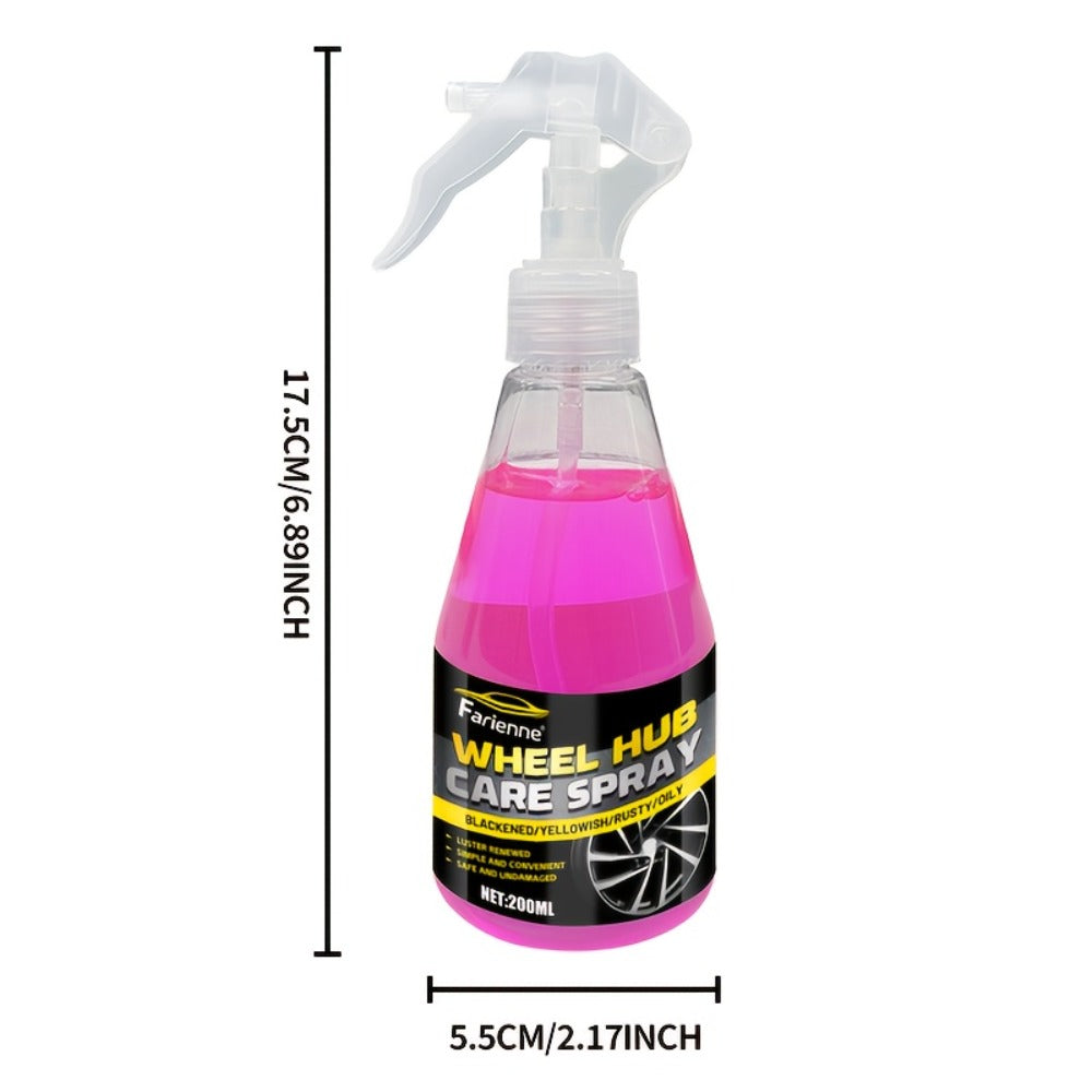 Iron Remover Spray for Wheels – Brake Dust Cleaner, Fallout Remover, Rust Protection for Alloy, Chrome, Painted & Steel Wheels