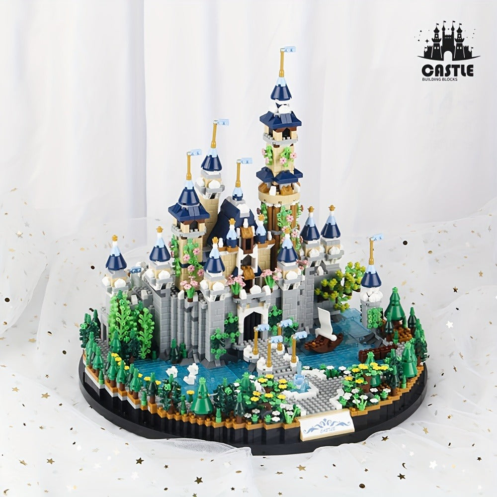 3600PCS Princess Castle Building Blocks Fairytale Palace STEM Micro Brick Architecture Kit for Girls Ages 8+