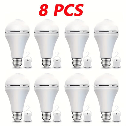 Emergency Light Bulb for Power Outages 2000mAh Rechargeable LED 6000K with Backup Battery, Auto-On Failure Detection