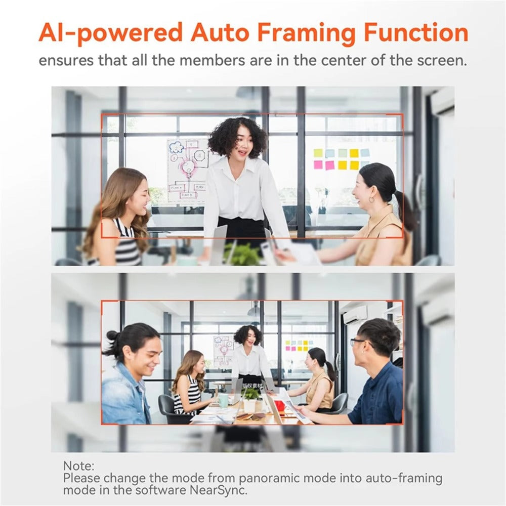 4K Webcam AI Auto Framing True Autofocus with Dual Noise Canceling Mics & 90° FOV for an Everyday Personal Care Routine