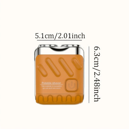 Electric Shaver Magnetic Dual-Blade Mini Razor with Two Speeds, USB Charging and Select Waterproof Options