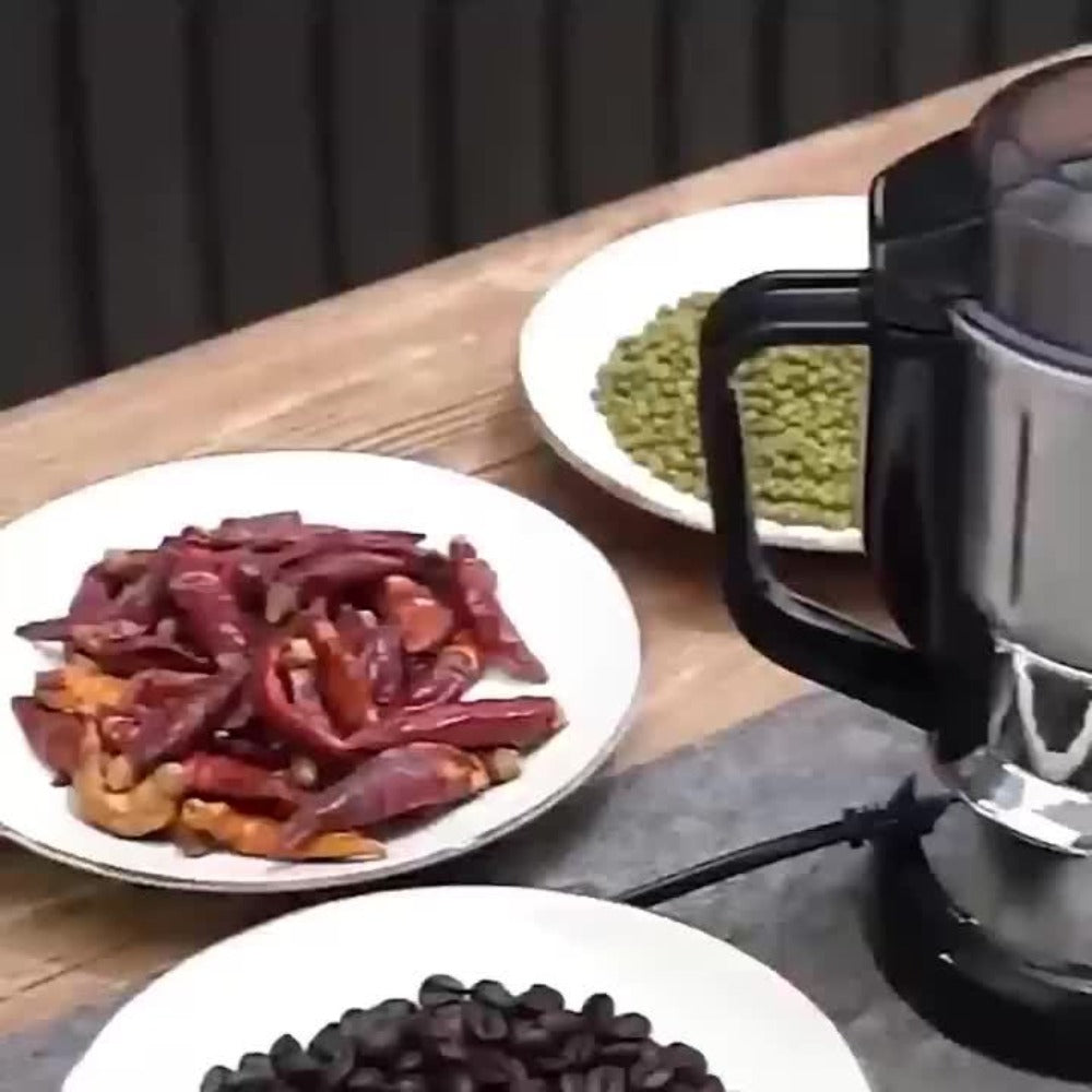 Electric Coffee Grinder 400ml 14oz 4-Blade Stainless Steel 10 Second Quick Grinding for Entryways, Bedrooms and Living Spaces