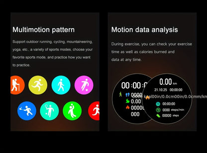 Smartwatch GPS NFC for Men – AI Voice Calling, 360×360 HD Screen, Built-in Compass, Motion Trajectory, Heart Rate Sleep Fitness