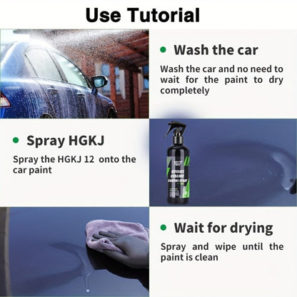 Car Ceramic Coating Spray by HGKJ with 100ml and 300ml Bottle Options for Exterior Paint Application