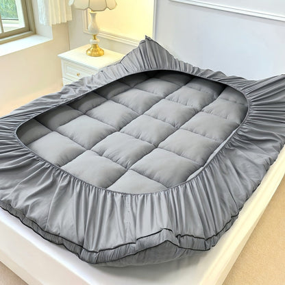 Quilted Fitted Mattress Protector in Four Colors and Twin through California King Size Checkouts