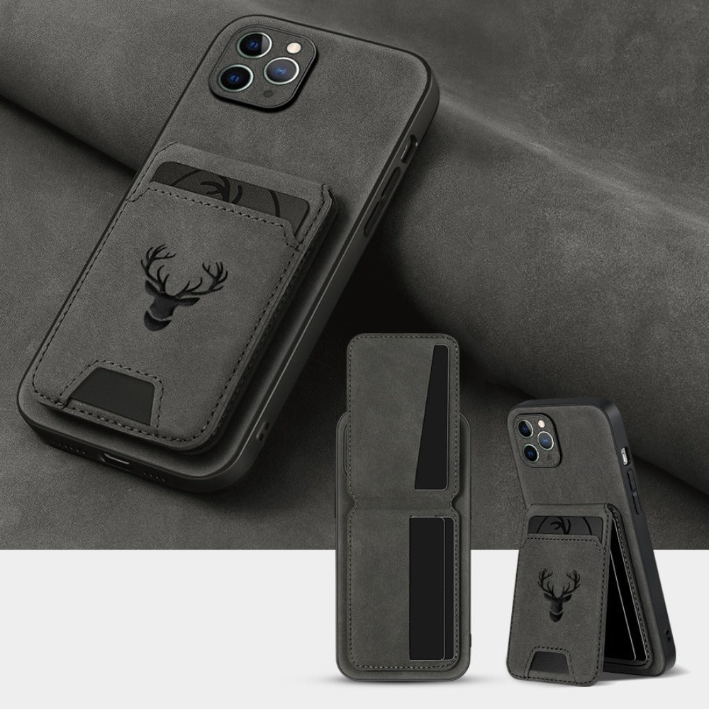 Wallet Phone Case for iPhone 16 Pro Max 16 Pro 16 Plus 16 15 14 13 12 11 Series Luxury PU Leather Flip Cover Card Holder Kickstand Magnetic
