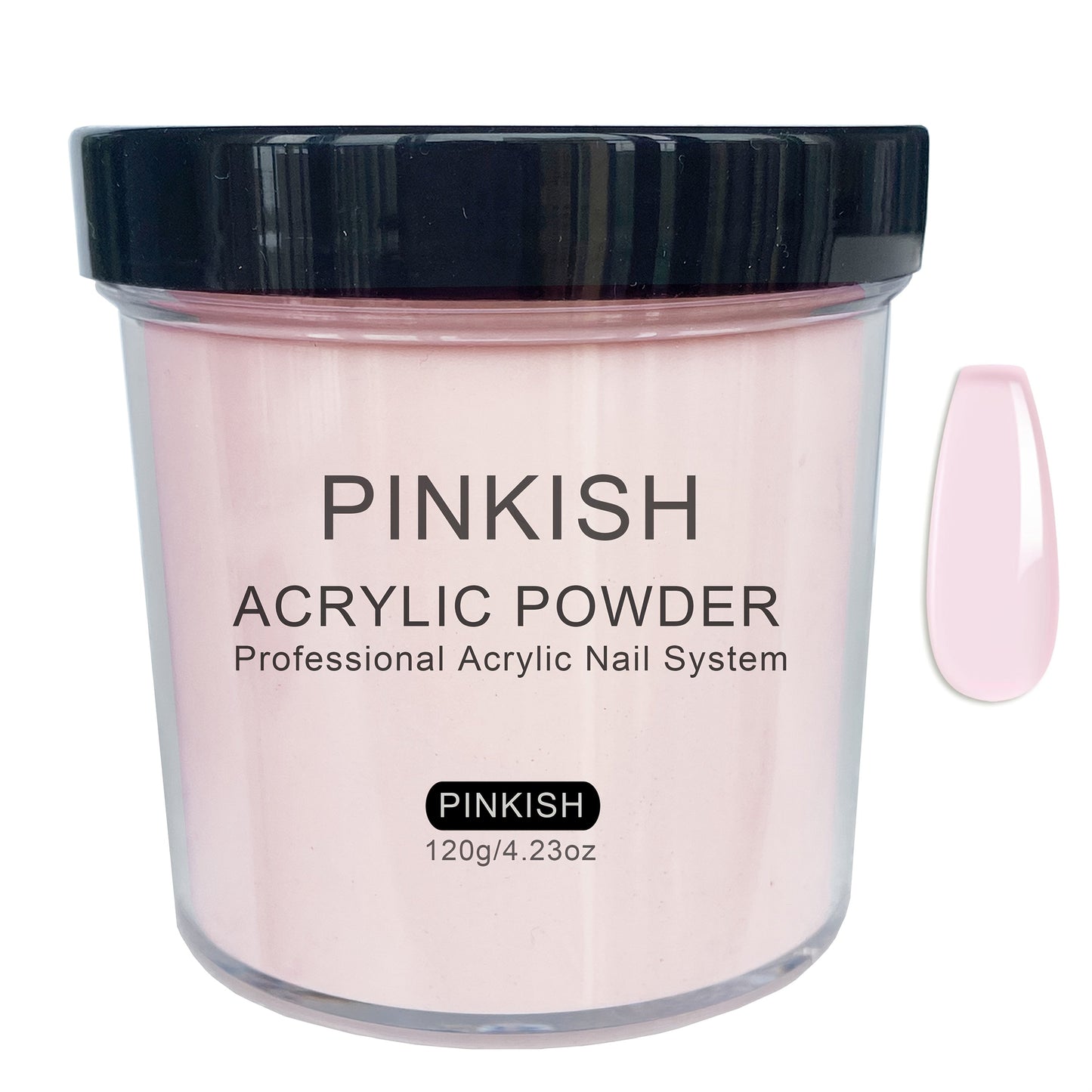 Clear Pink White Acrylic Nail Powder 4oz No Lamp Needed – Polymer Formula for Nail Extensions Sculpting 3D Nail Art Overlays Beginner