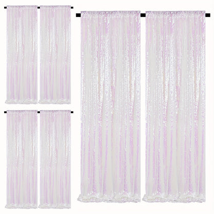 Sequin Backdrop Curtains 2FTx8FT Glitter Photography Background Panels for Party Wedding Birthday for an Everyday Personal Care Routine
