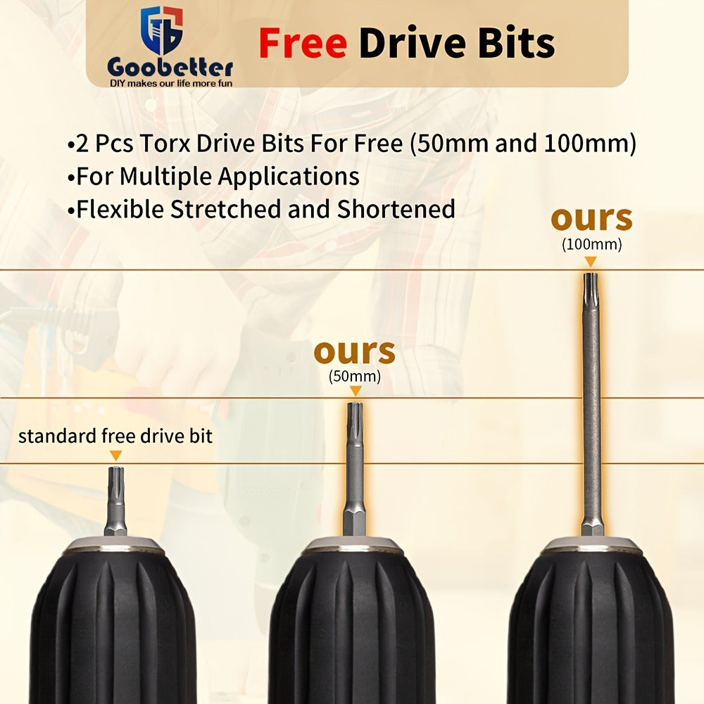 400pcs #10 x 3-1/2" Torx Wood Screws Yellow Ceramic Coating for Entryways, Bedrooms and Living Spaces