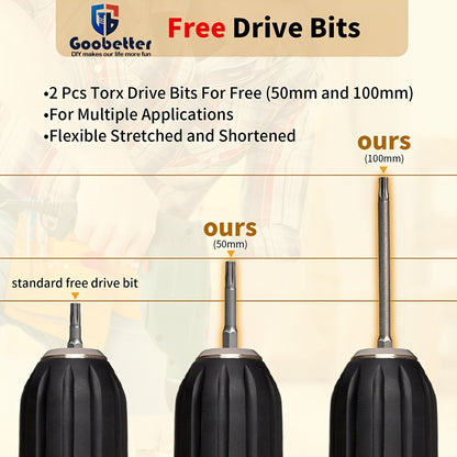 400pcs #10 x 3-1/2" Torx Wood Screws Yellow Ceramic Coating for Entryways, Bedrooms and Living Spaces