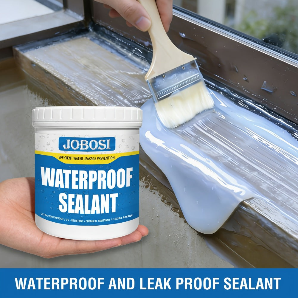 Sealant Liquid Glue 32oz 1KG Leak Agent, Indoor Outdoor Coating for Roof Basement Wall Pipe Crack Sealing