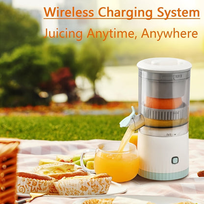 Rechargeable USB Electric Citrus Juicer Portable Citrus Press for Oranges Lemons Grapefruit Kiwi Removable Parts Pulp Separation Compact