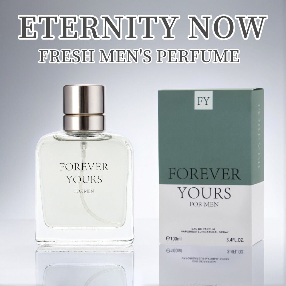 Eau de Toilette Calvin Klein Eternity Now for Men 3.4 oz Spray in Clear Bottle with Gray Box