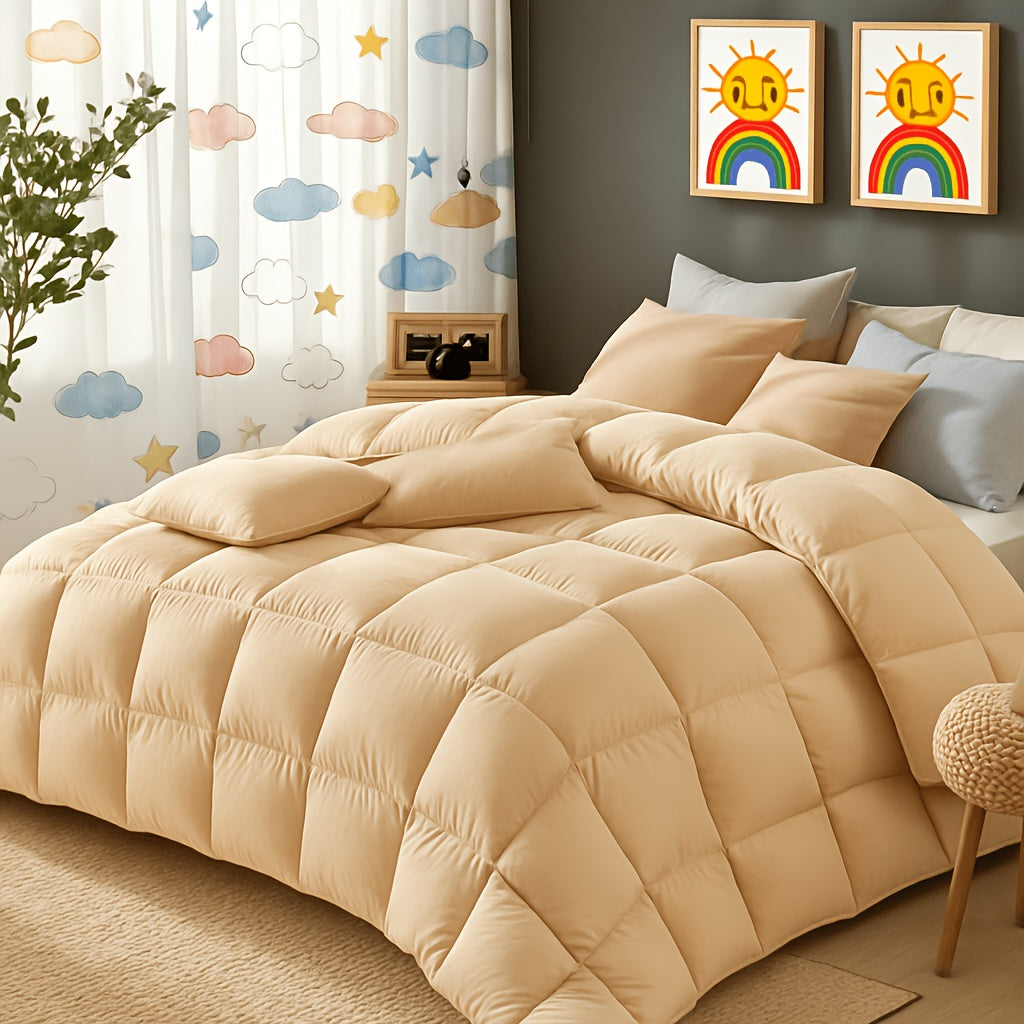 Seven-Piece Comforter Bed-in-a-Bag Set with Short-Plush Fabric, 12 Colors and Full, Queen or King Sizes