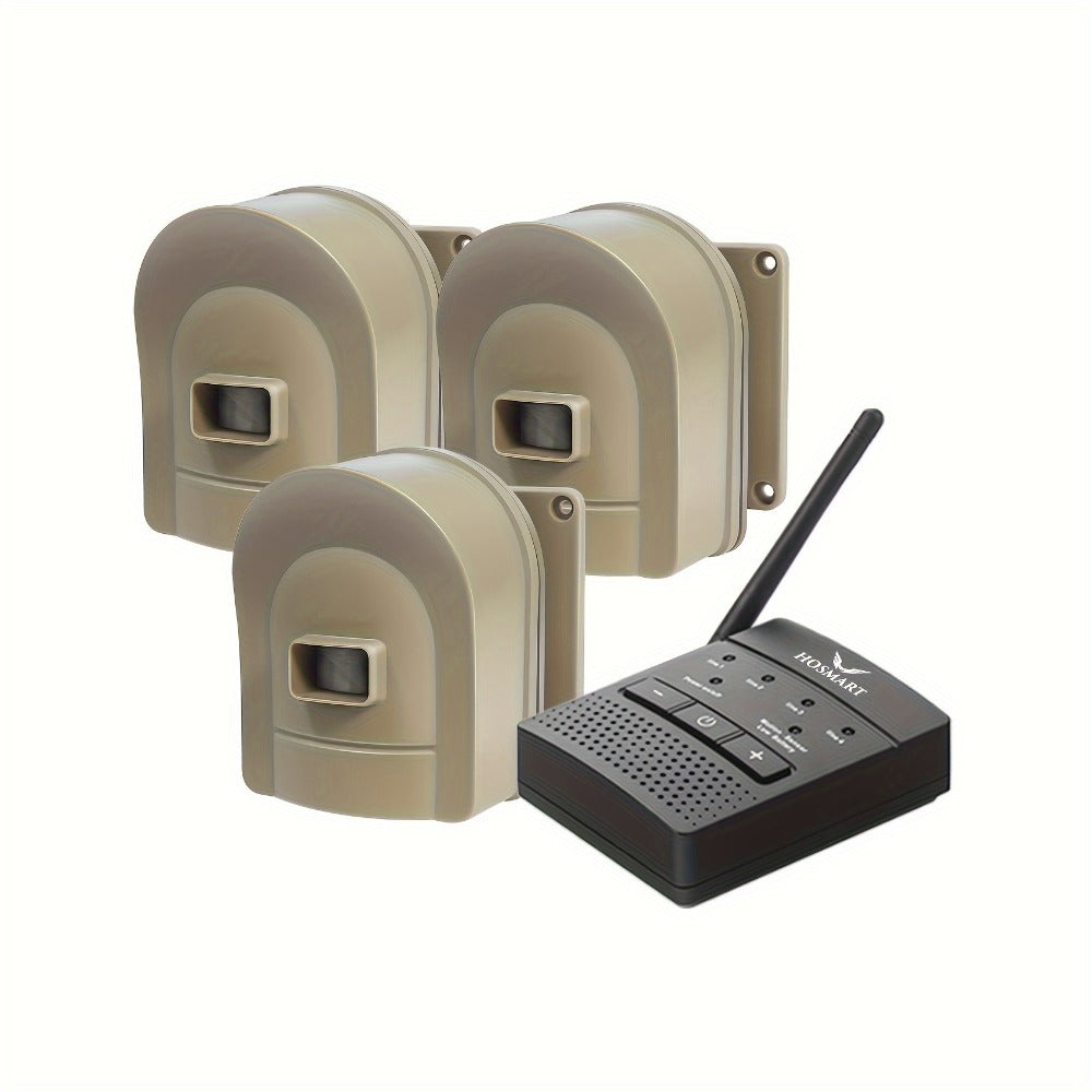 Driveway Alarm Wireless Sensor System 1/2 Mile Range, Motion Sensor Detector for Home, Mailbox & Perimeter Security