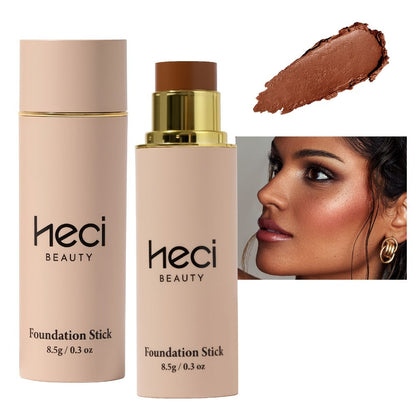 CC Cream Foundation Stick 2-Pack – Full Coverage Concealer, Waterproof Long-Lasting Natural Matte Finish, Lightweight Moisturizing Formula