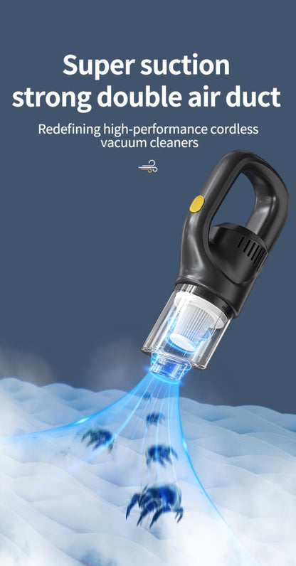 Cordless Handheld Vacuum Cleaner Rechargeable Portable Strong Suction Mini Vacuum for Home Car Pet Hair Dust Debris Quick Cleanup
