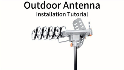 Outdoor TV Antenna 150 Mile No Pole Required – 2026 Easy Setup for Attic or Outdoor, 4K 1080p HD Smart TV VHF UHF, Free Local Channels
