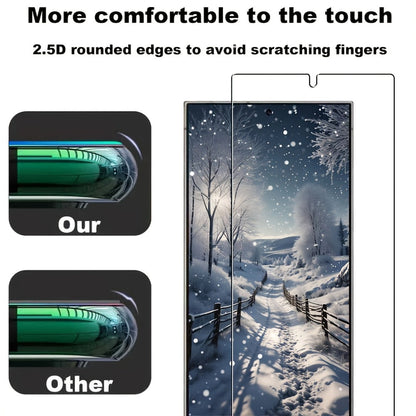 Screen Protector, 8-Piece Galaxy S25 Ultra Tempered Glass Set with Four Screen Films and Four Camera Lens Covers