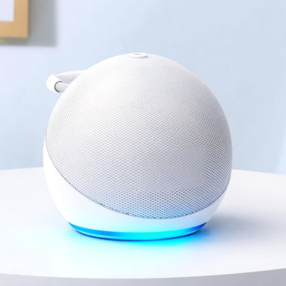 Portable Bluetooth Speaker Spherical Model with RGB, TWS, Subwoofer, 360° and Included Base