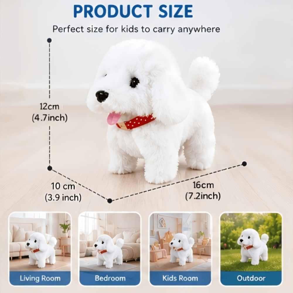Robot Dog Toy for Kids Interactive Plush Puppy Walks Barks Wags Tail Smart with the Listed Color, Size or Set Options for Everyday Use