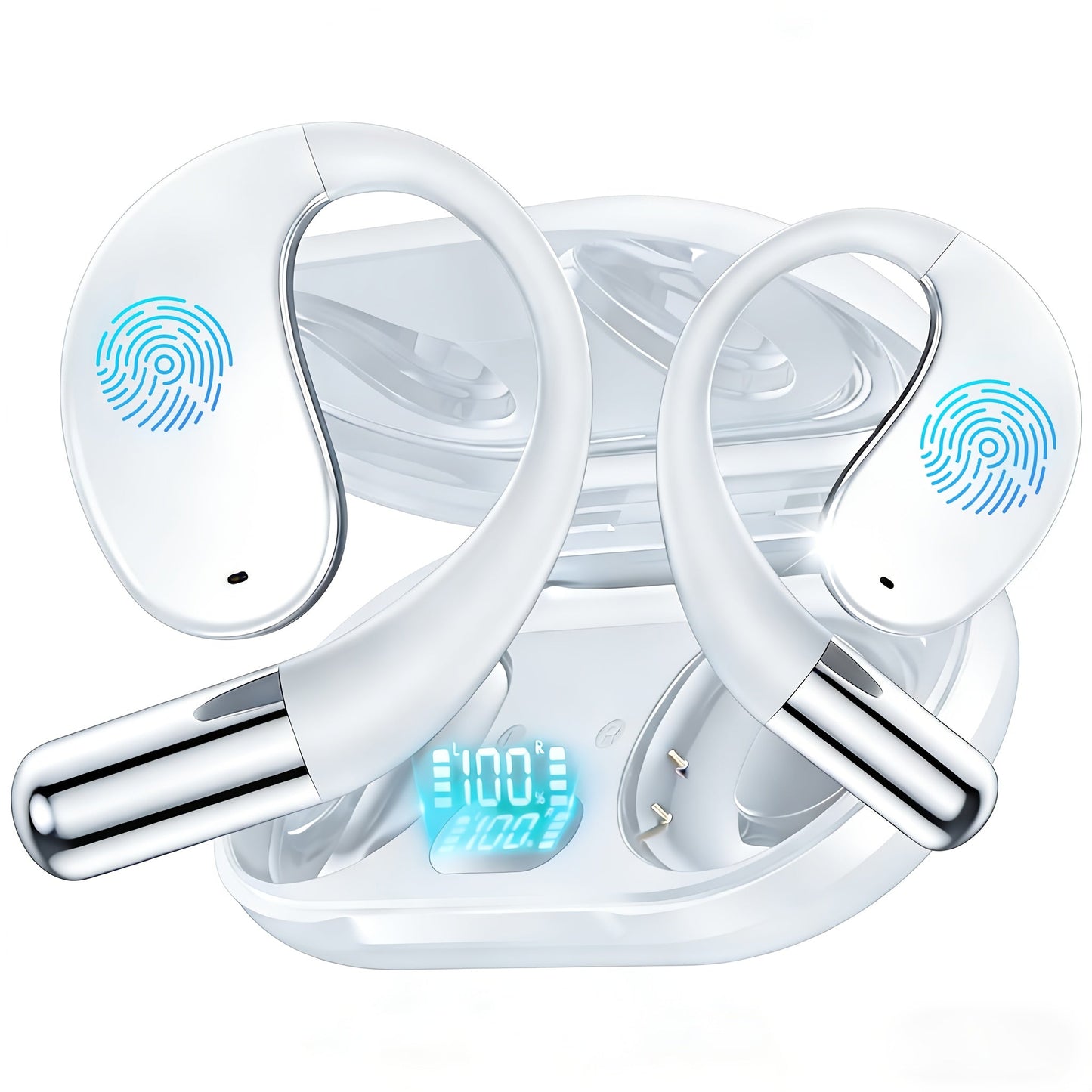 AI Language Translator Earbuds 2026, Bluetooth 6.1, 156 Languages & Accents Real-Time Translation