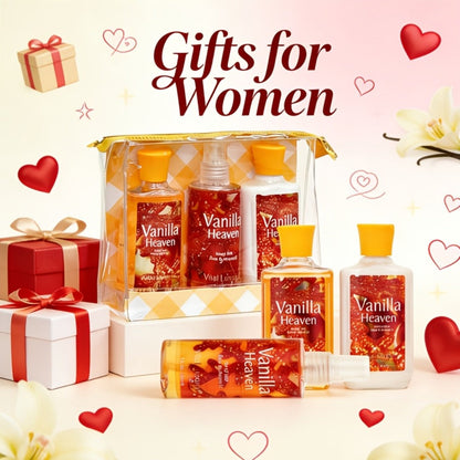 Vanilla Body Lotion Set with Glycerin – Nourishing Moisturizer for Women & Men, Lasting Vanilla Fragrance