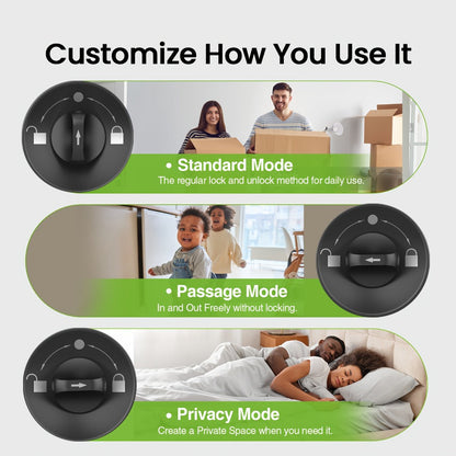 Smart Door Lock GHome K10 K10 PRO K20 and KD03 PRO Knob Models with Three or Four Access Methods