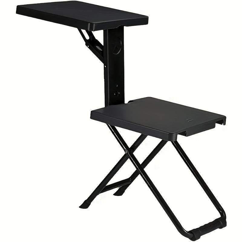 Portable Folding Camping Chair with Backrest – Lightweight Stainless Steel Frame, 150kg Load Capacity, Compact Outdoor Chair for Hunting