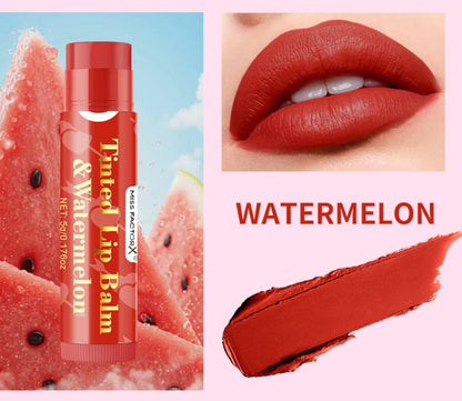 MISS FACTOR 30-Piece Tinted Lip Balm Set with Capped Tubes Organized into Six Color Groups