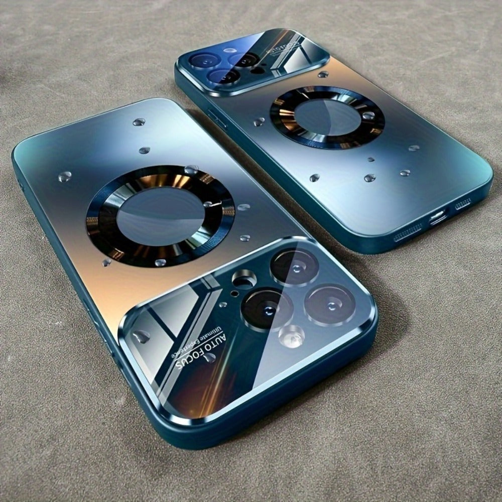 Titanium Matte iPhone Case Magnetic Wireless Charging Shockproof Glass Lens Cover for iPhone for an Everyday Personal Care Routine