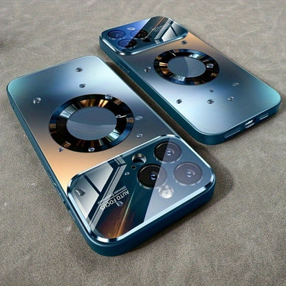 Titanium Matte iPhone Case Magnetic Wireless Charging Shockproof Glass Lens Cover for iPhone for an Everyday Personal Care Routine