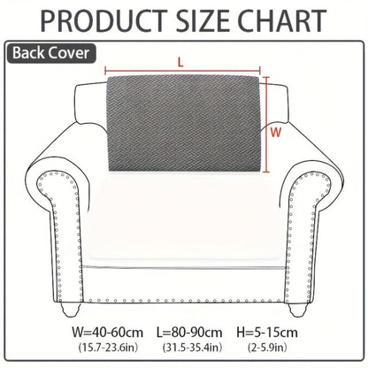 Sofa Cover Sectional Panel Options for Single to 4 Seats, Chaise, Armrest Pair or Backrest in Five Colors