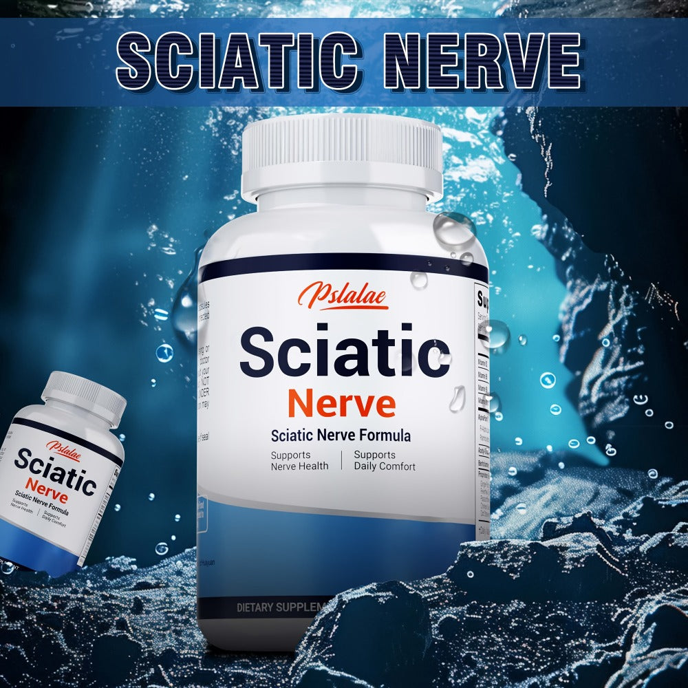 Nerve Pain Supplement 120 Capsules, Sciatic Nerve & Neuropathy Support with Vitamin B Complex, Benfotiamine & Acetyl-L-Carnitine