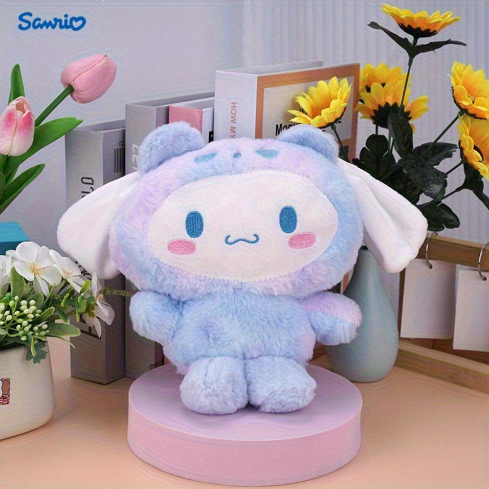 Plush Toy Character Collection with Four Styles, Soft Fabric and Desk-Ready Sitting Designs