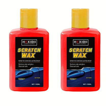 Car Scratch Remover Paste Kit – Clear Coat Scratch Eraser for Light Surface Marks & Swirl Marks, Car Paint Repair Paste | 150ml or 2-Bottle
