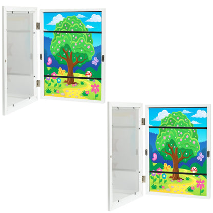 Kids Art Frames Front Opening Changeable Artwork Display Frames for Children Drawings Crafts Photos Wall Gallery – Set of 2 or 4