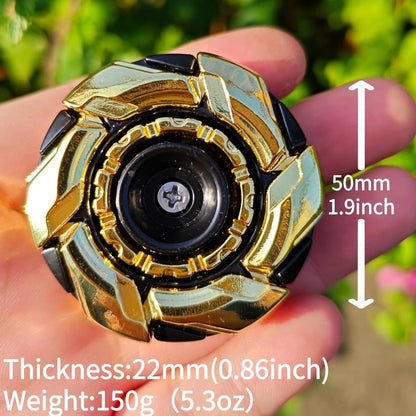 Metal Fidget Spinner Toy for Adults & Teens – Customizable Stress Relief Spinner with Hex Key, Screws & Metal Tube