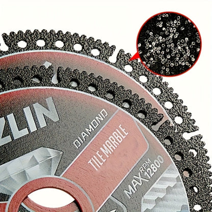 Diamond Tile Saw Blade 4.5 Inch Ultra Thin 3 Pack Precision Cutting for Tile Porcelain Marble for Entryways, Bedrooms and Living Spaces