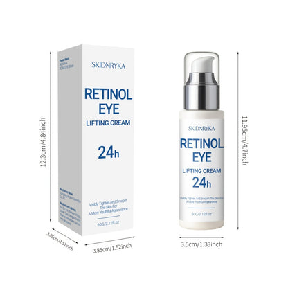Eye Cream for Dark Circles & Puffiness 2 Pcs – Firming Hyaluronic Acid Eye Gel with Collagen Retinol Caffeine